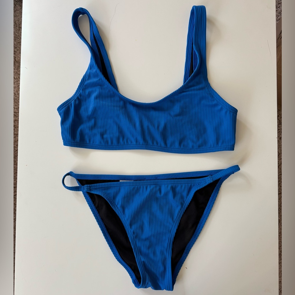 Calvin Klein Vibrant Blue Bikini Set